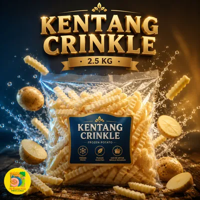 Kentang Crinkle 2.5 KG